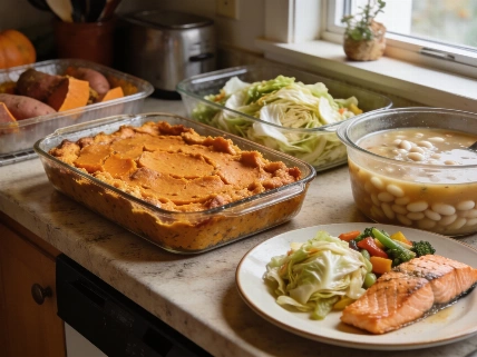 A Seven-Day Fall Meal Plan Pairs Protein and Fiber for Diabetes-Friendly Eating Shake Nutrition