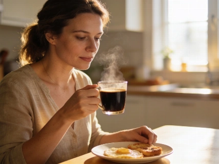 Morning coffee gets your gut moving for a regular bathroom routine Shake Nutrition