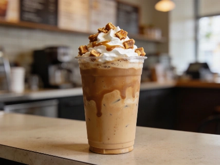 Why Dietitians Flag Starbucks' Caramel Ribbon Crunch Frappuccino Shake Nutrition