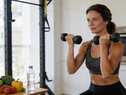 Strength training and nutrition strategies for perimenopause health