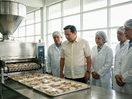 Marcos calls for large-scale production of nutrient-enriched foods for Filipinos Shake Nutrition
