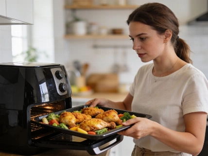 Air fryer dinners bring crisp flavor with less oil Shake Nutrition