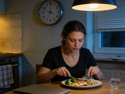 Stopping late night eating may improve heart health metrics