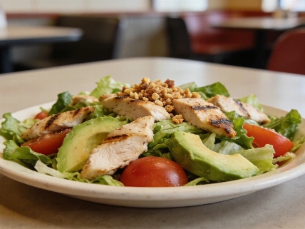 Low-Carb Fast-Food Salads With Protein and Fiber Shake Nutrition
